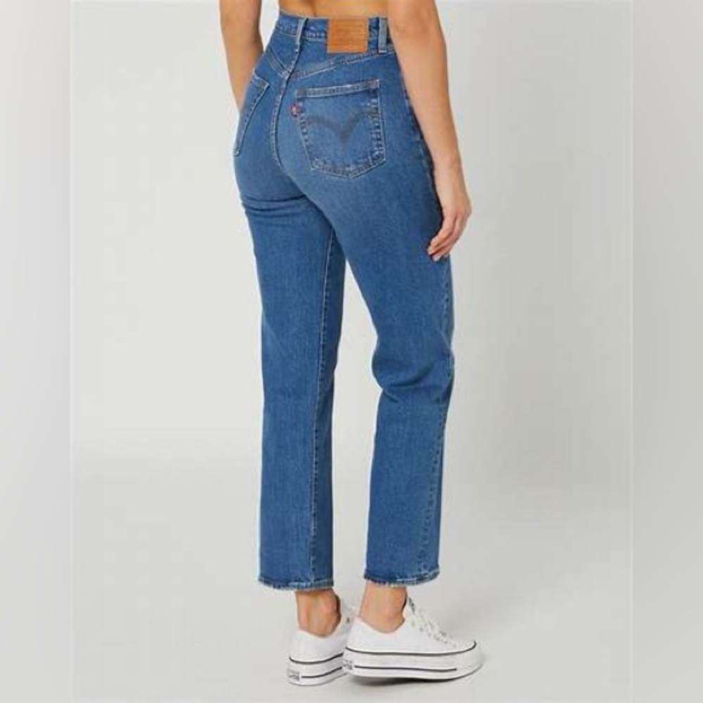 Levi's Women's High Rise Jeans - Blue - Picture 3 of 12